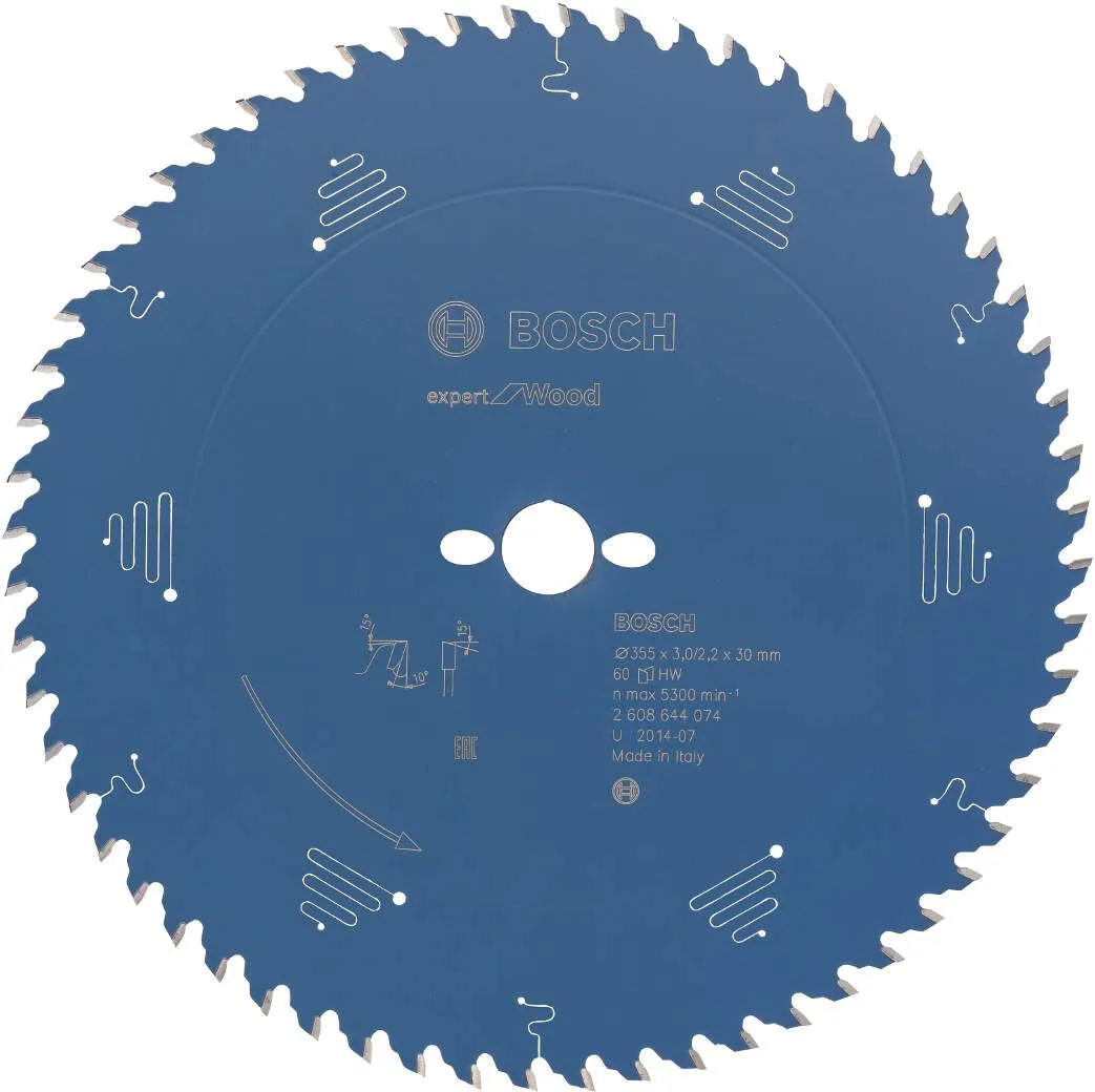 Bosch list kružne testere Expert for Wood 355 x 30 x 3,0 mm, 60 - 2608644074