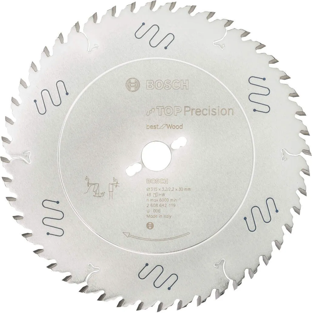 Bosch list kružne testere Top Precision Best for Wood 315 x 30 x 3,2 mm, 48 - 2608642119