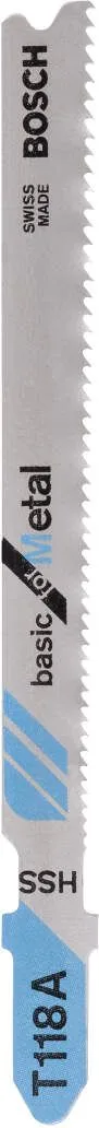 Bosch list ubodne testere HSS, T 118 A Basic for Metal - 2609256729