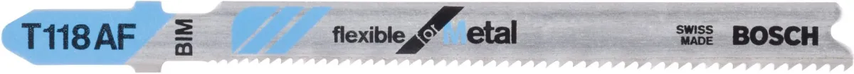 Bosch list ubodne testere T 118 AF Flexible for Metal - pakovanje 100 komada - 2608634774