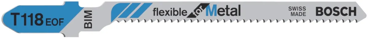 Bosch list ubodne testere T 118 EOF Flexible for Metal - pakovanje 3 komada - 2608636231