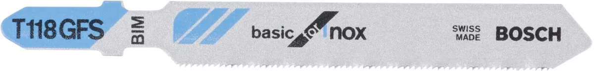 Bosch list ubodne testere T 118 GFS Basic for Inox - pakovanje 3 komada - 2608636498