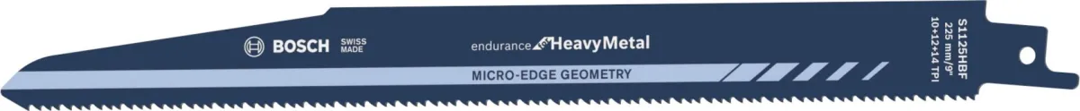Bosch list univerzalne testere S 1125 HBF Endurance for Heavy Metal - pakovanje 5 komada - 2608658011