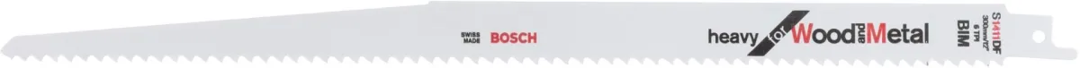 Bosch list univerzalne testere S 1411 DF Heavy for Wood and Metal - pakovanje 5 komada - 2608654763