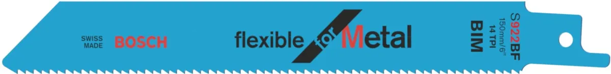 Bosch list univerzalne testere S 922 BF Flexible for Metal - pakovanje 25 komada - 2608657550