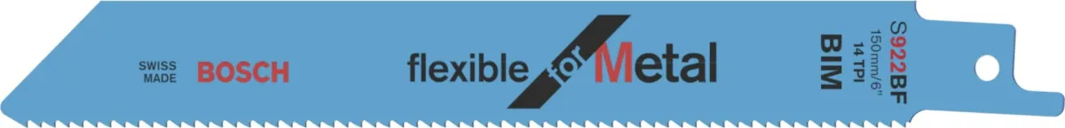 Bosch list univerzalne testere S 922 BF Flexible for Metal - pakovanje 100 komada - 2608656027