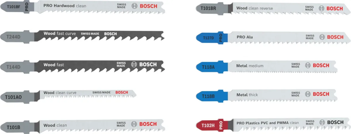 Bosch Multi Material set listova ubodne testere, 10 kom. (2607012073)