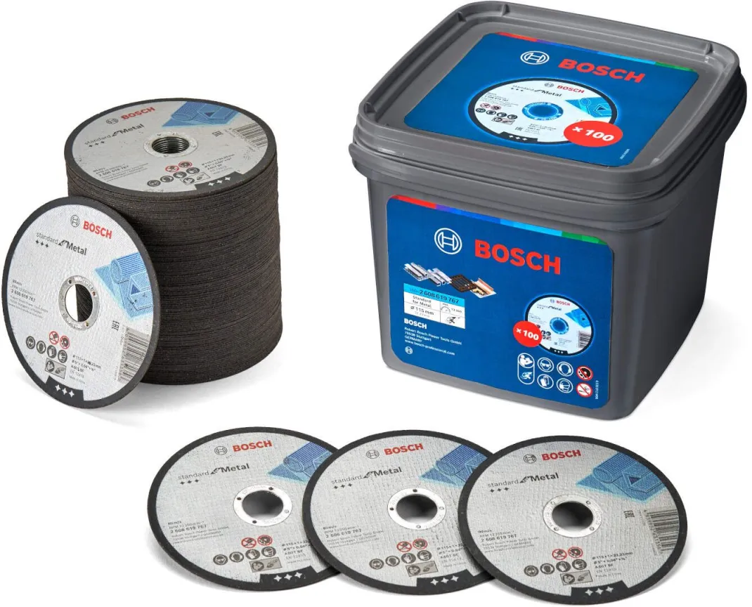 Bosch pakovanje PVC kantica,100kom reznih ploča, ravna Standard for Metal A 60 T BF, 115x22,23x1,0mm  (061599765H)