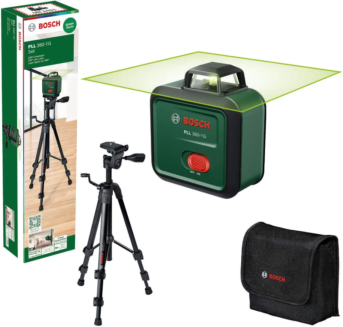 Bosch PLL 360-1G samonivelišući linijski laser + stativ (0603663M01)