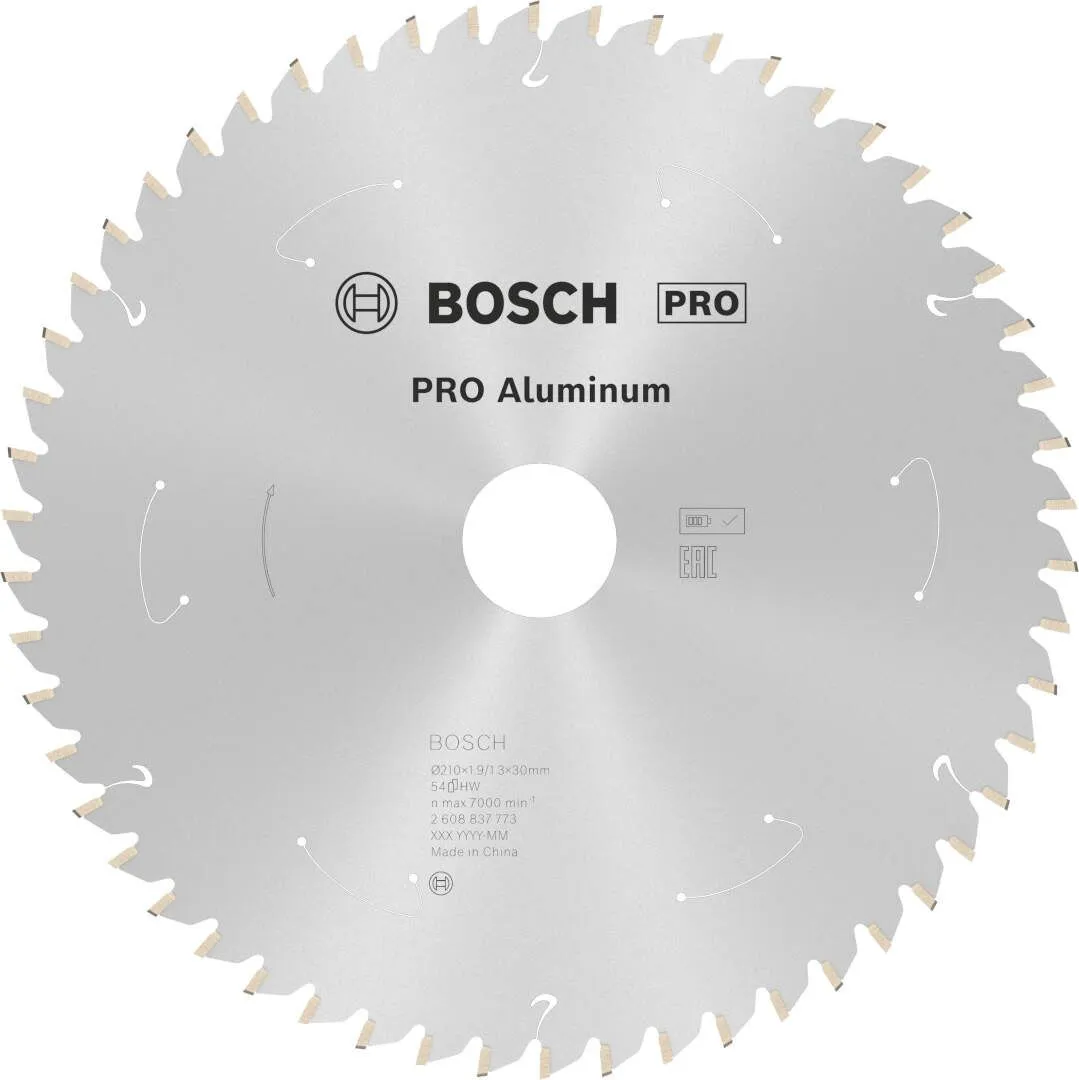 Bosch PRO Aluminium list za akumulatorsku kružnu testeru 210x1.9x30 mm 54z HLTCG max 7.000 o/min (2608837773)