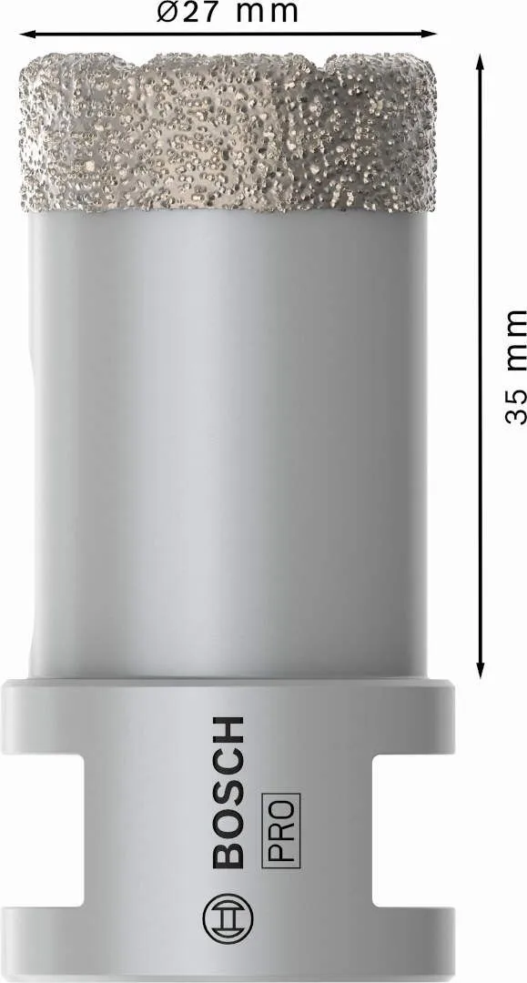Bosch PRO dijamantska kruna za suvo bušenje keramike 27x35x22.23 mm M14 navoj (2608587118)