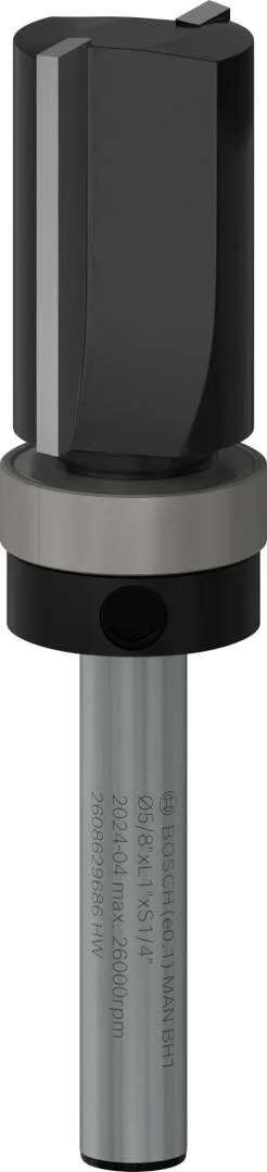 Bosch PRO glodalo za glodanje u ravni sa ležajevima na vrhu, Ø 5/8xL 1", prihvat 1/4" (2608629686)