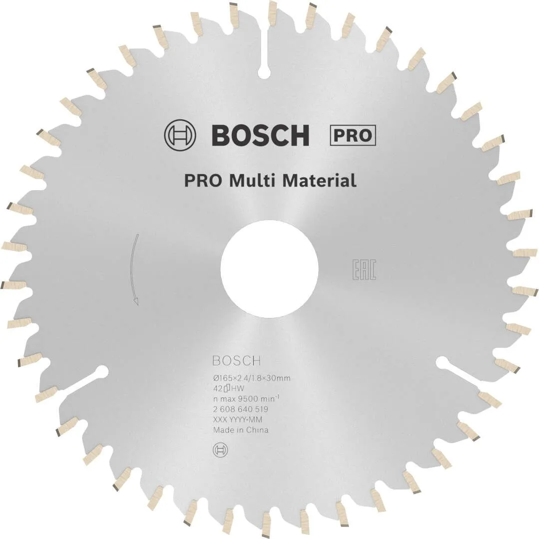 Bosch PRO Multi Material list kružne testere 165x2.4x30 mm 42z HLTCG max 9.500 o/min (2608640519)