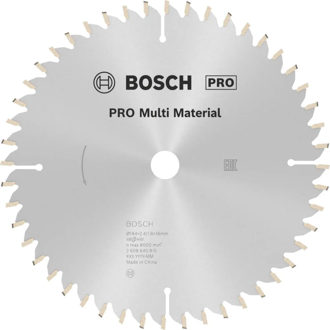 Bosch PRO Multi Material list kružne testere 184x2.4x16 mm 48z HLTCG max 8.000 u/min (2608640815)