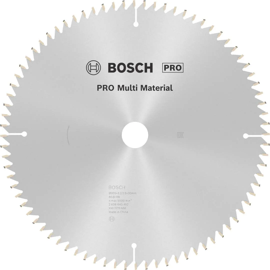 Bosch PRO Multi Material list kružne testere 305x3.2x30 mm 80z HLTCG max 5.000 o/min (2608640452)
