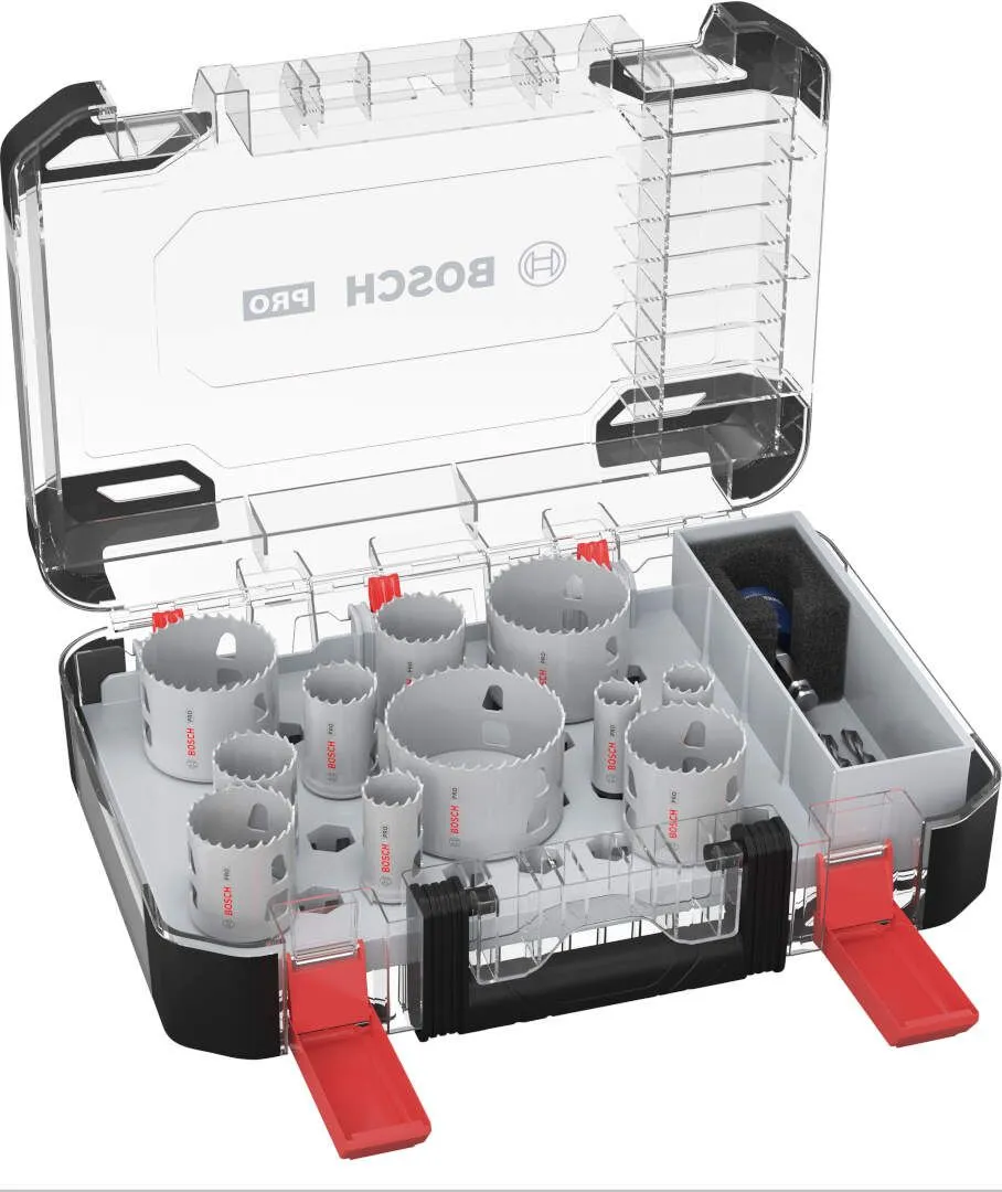 Bosch PRO Multi Material PC Plus set testera za otvore 20, 22, 25, 32, 35, 40, 44, 51, 60, 64, 76 mm 14/1 (2608594425)