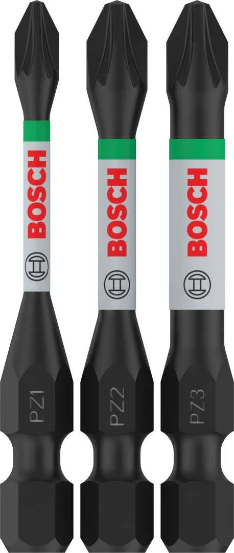 Bosch PRO Pozidriv Impact bitovi PZ1, PZ2, PZ3, 55 mm 3/1 (2608521U57)
