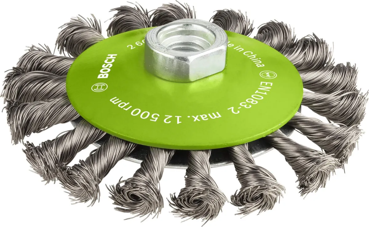 Bosch PRO Stainless Steel heavy oborena četka 115x0.35 mm pletena žica (2608622109)