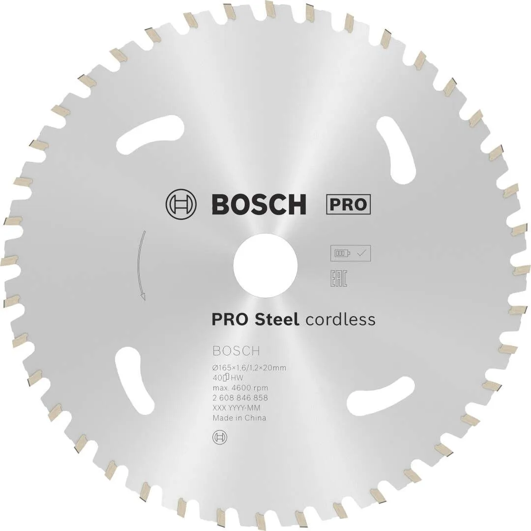 Bosch PRO Steel aku list kružne testere 165x16x20 mm (2608846858)