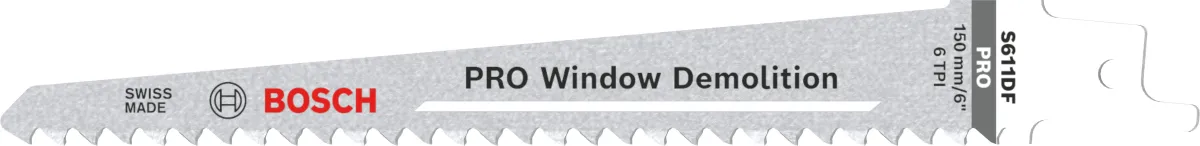 Bosch PRO Window Demolition S611DF list univerzalne testere 150 mm 2/1 (2608656271)