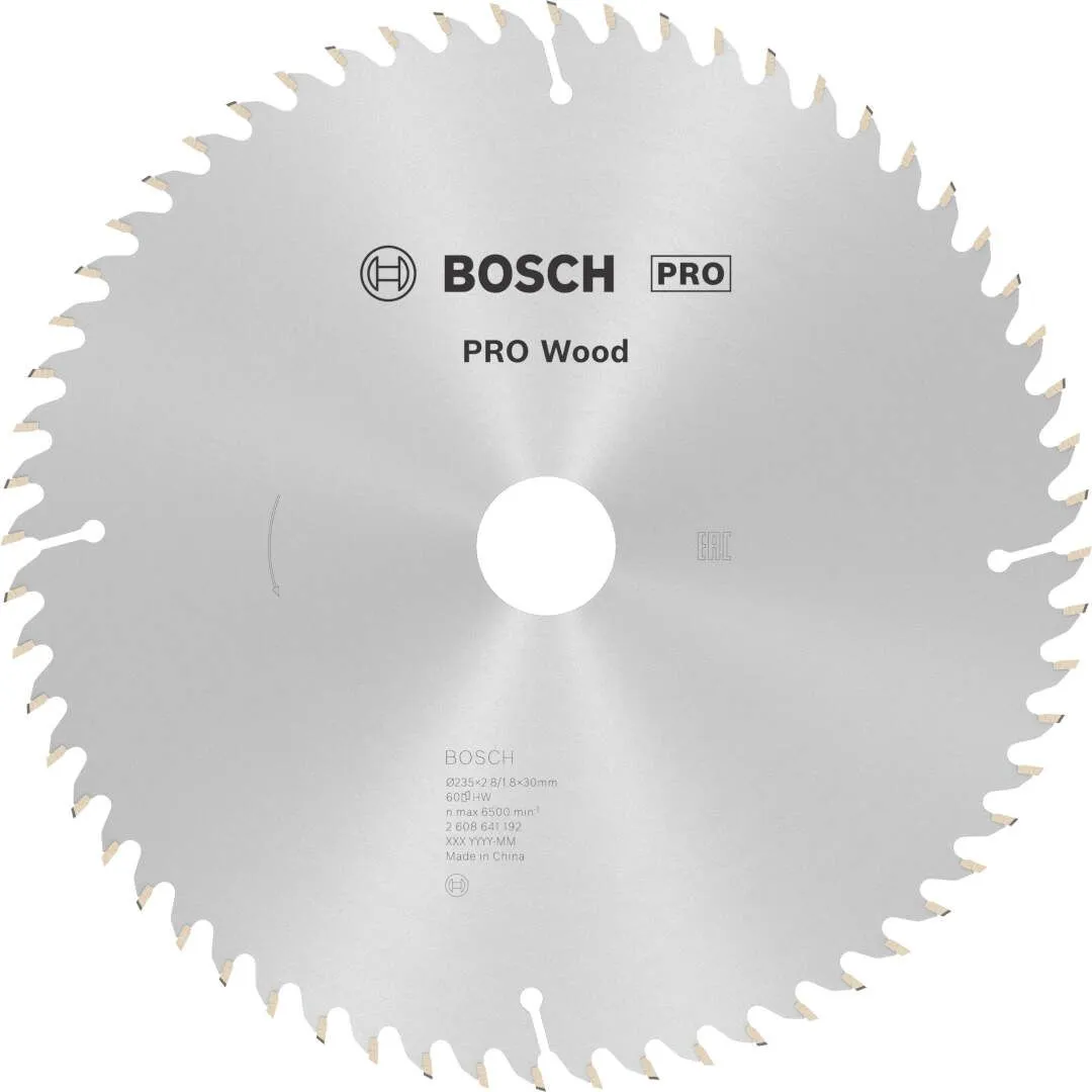 Bosch PRO Wood list kružne testere 235x2.8x30 mm 60z ATB max 6.500 o/min (2608641192)