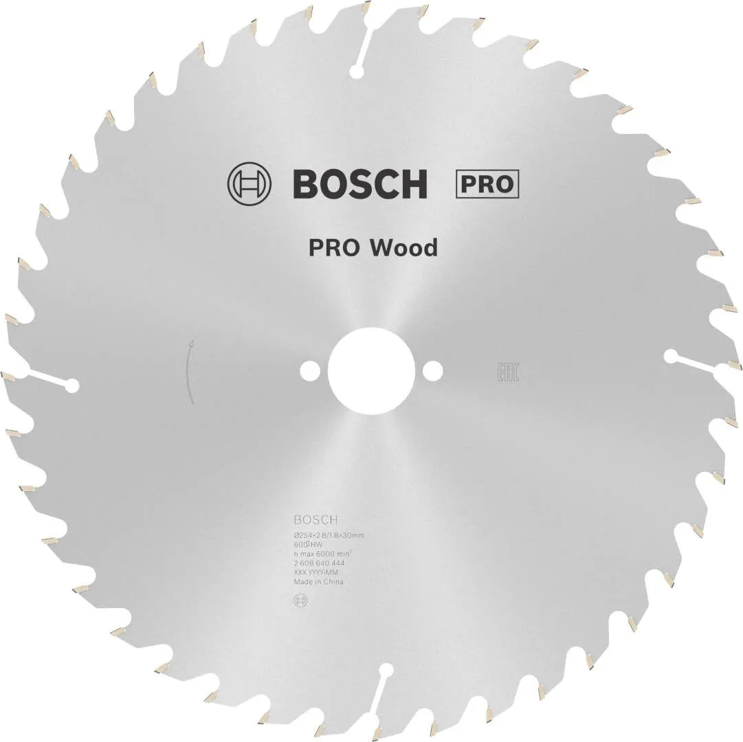 Bosch PRO Wood list kružne testere 254x2.8x30 mm 60z ATB max 6.000 o/min (2608640444)