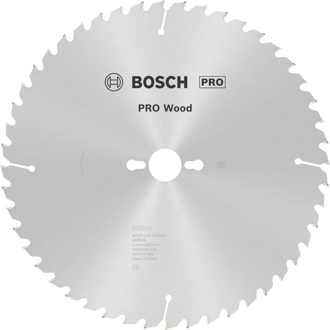 Bosch PRO Wood list kružne testere 300x3.2x30 mm 48z ATB max 5.000 o/min (2608640672)