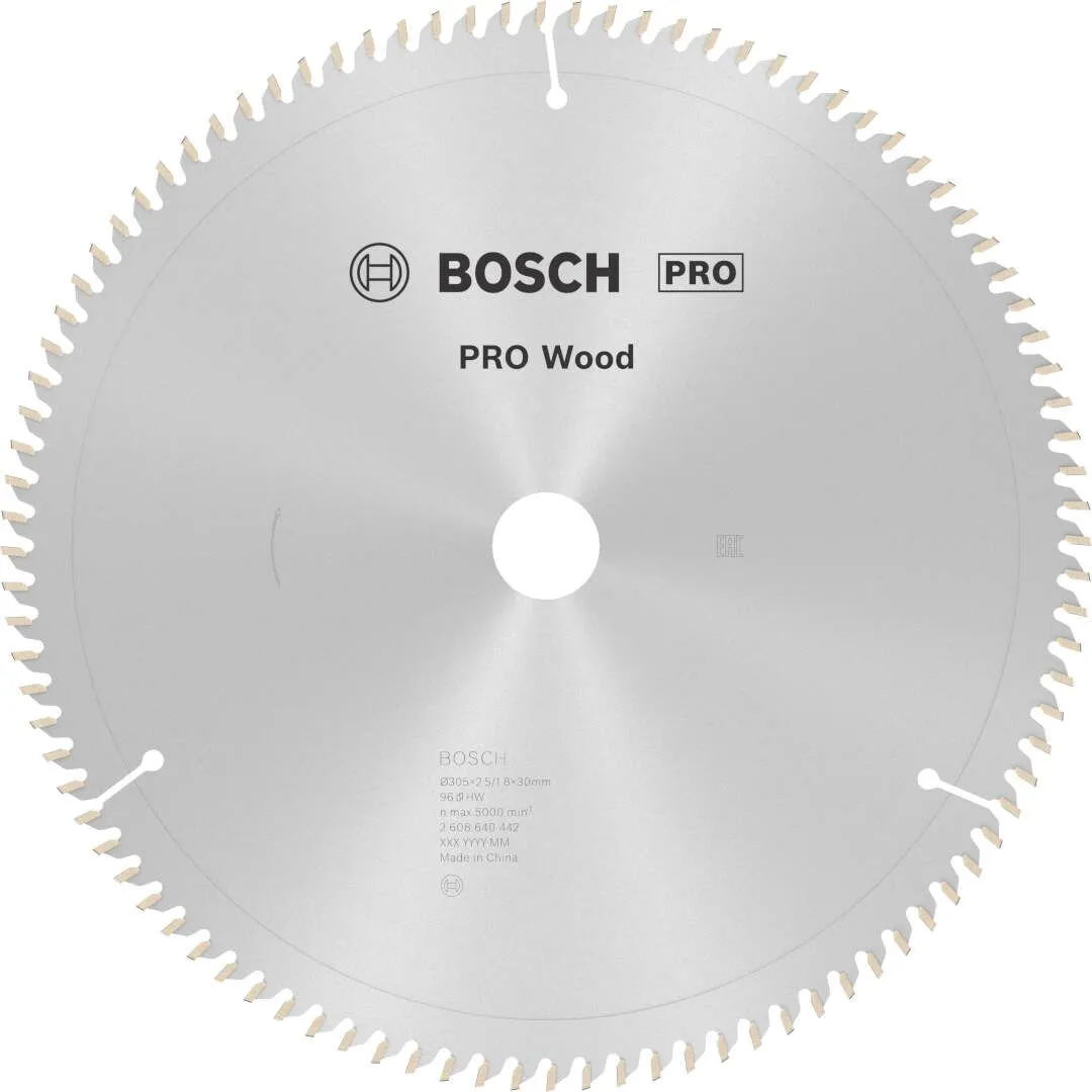 Bosch PRO Wood list kružne testere 305x2.5x30 mm 96z ATB max 5.000 o/min (2608640442)