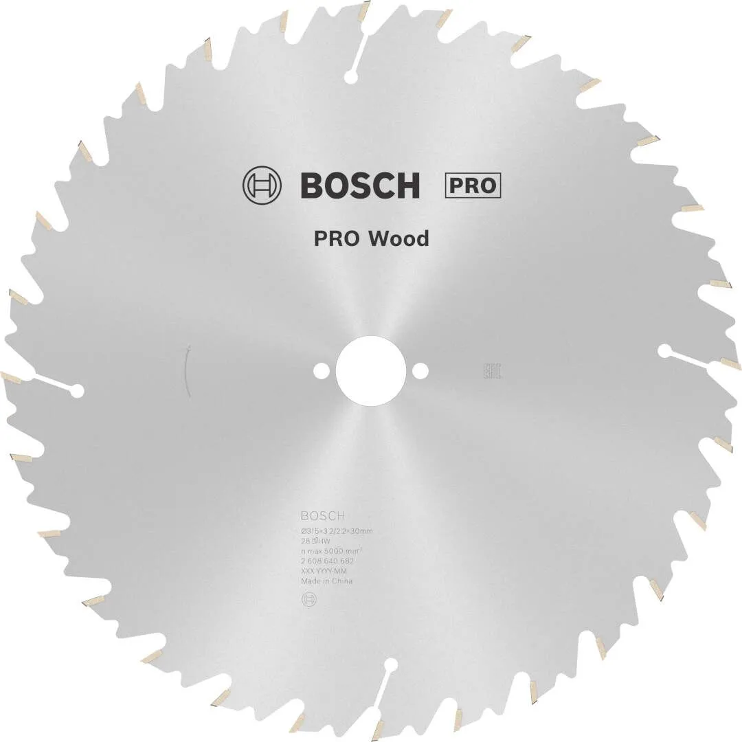 Bosch PRO Wood list kružne testere 315x3.2x30 mm 28z ATB max 5.000 o/min (2608640682)