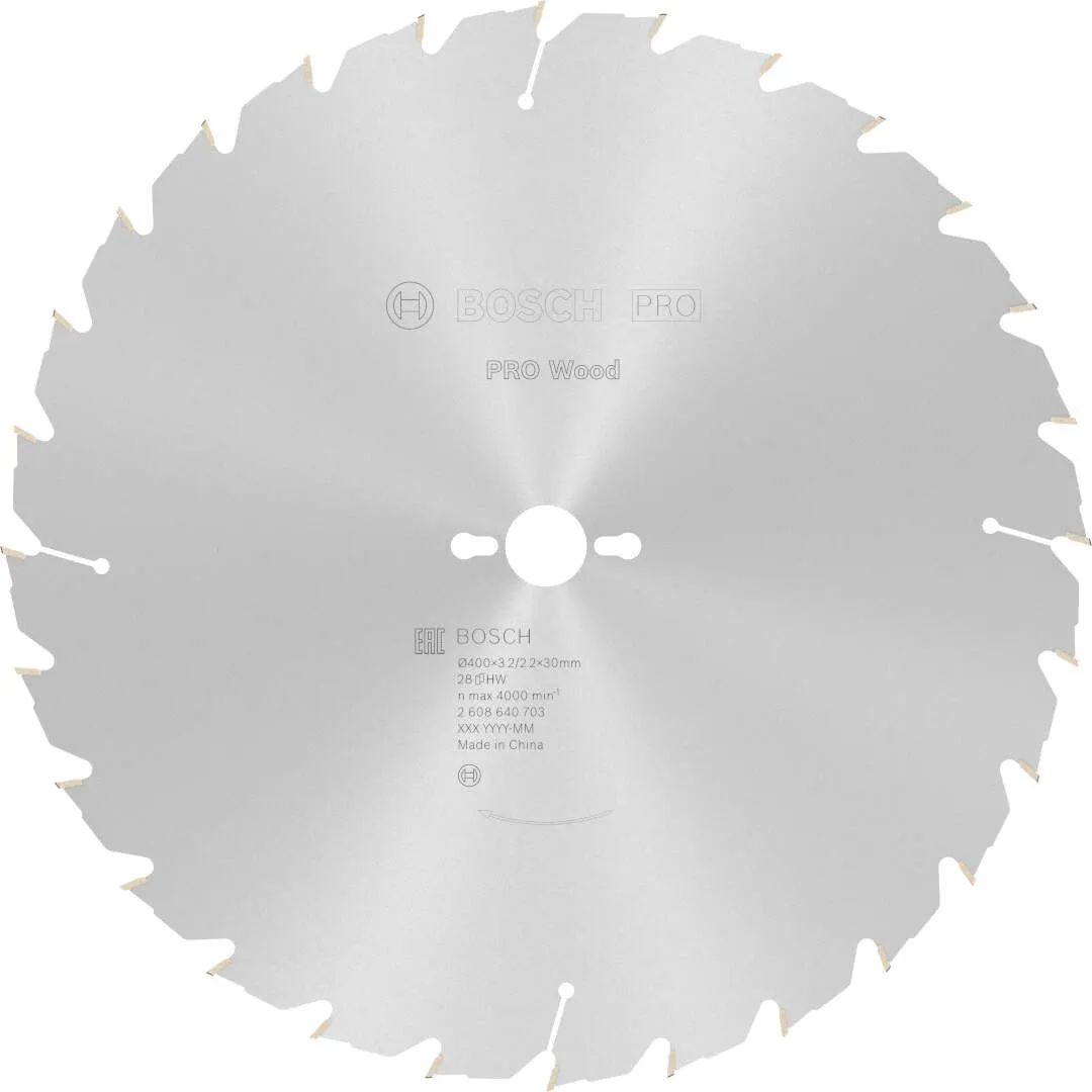 Bosch PRO Wood list kružne testere 400x3.2x30 mm 28z ATB max 4.000 o/min (2608640703)