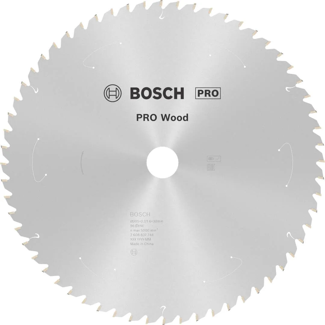 Bosch PRO Wood list za akumulatorsku kružnu testeru 305x2.2x30 mm 96z ATB max 5.000 o/min (2608837744)