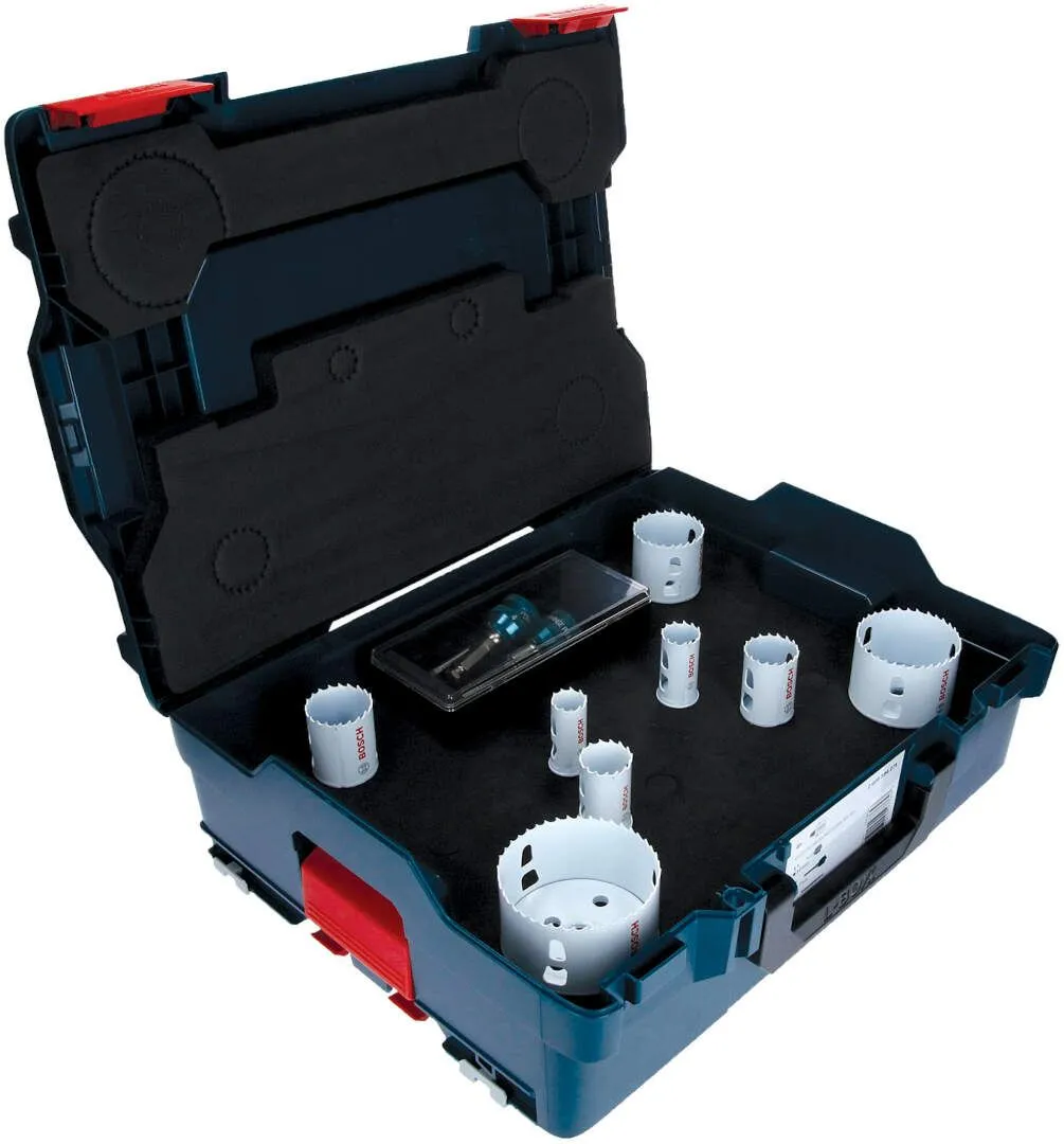 Bosch Professional 11-delni set testera za otvore Wood&Metal , 22-83 mm u L-Boxx koferu (2608594271)