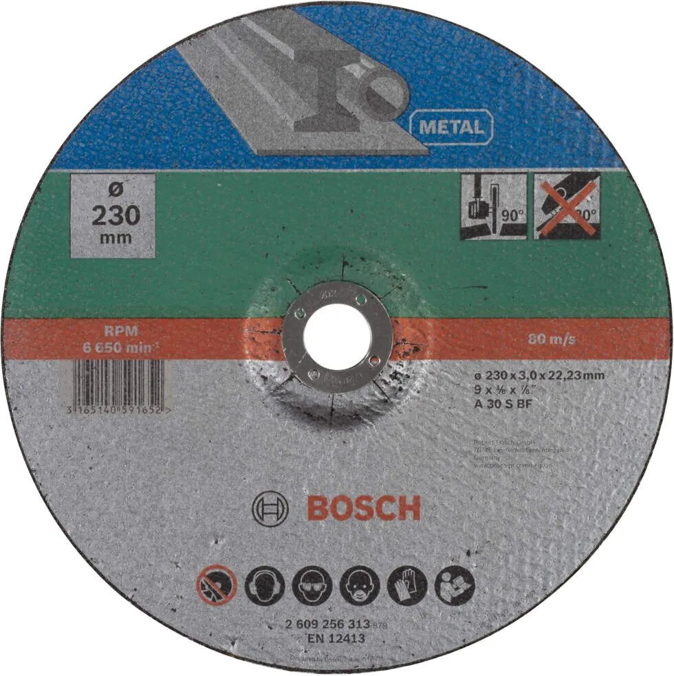 Bosch rezna ploča ispupčena, metal Prečnik 230 mm - 2609256313