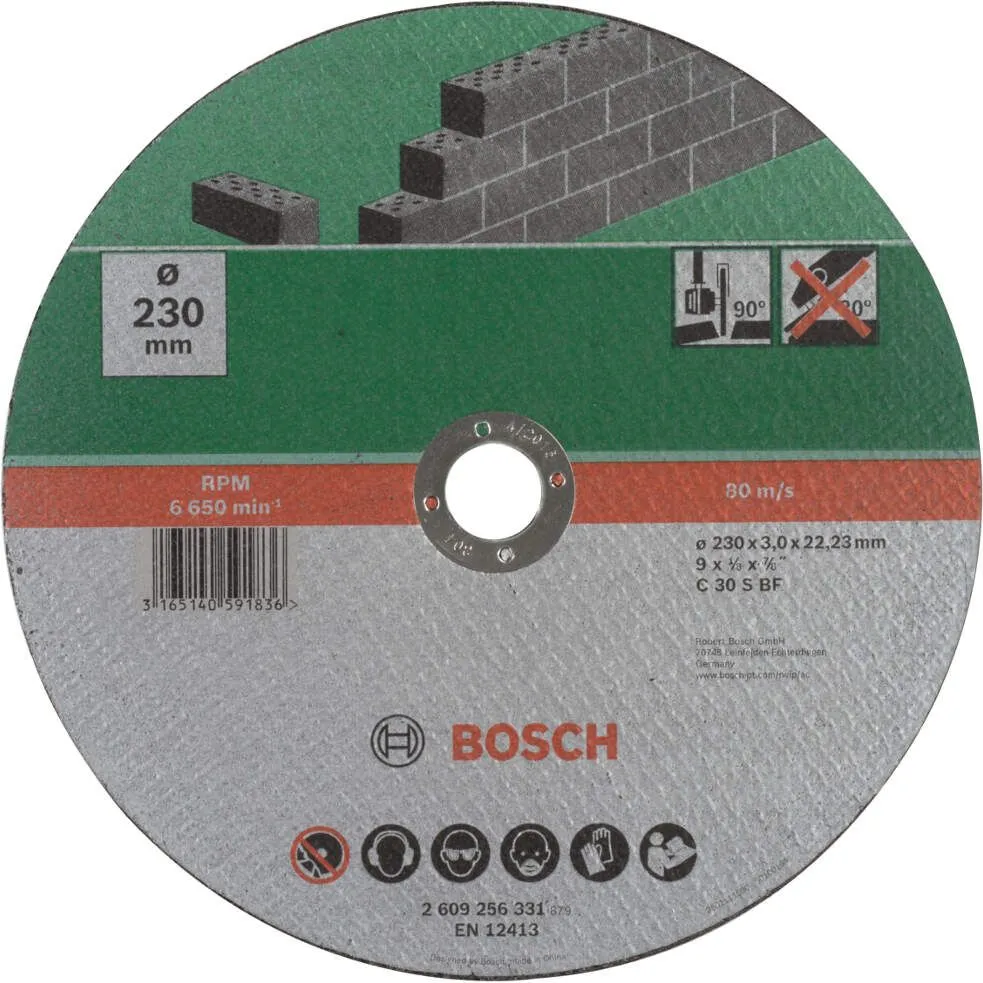 Bosch rezna ploča ravna, kamen Prečnik 230 mm - 2609256331
