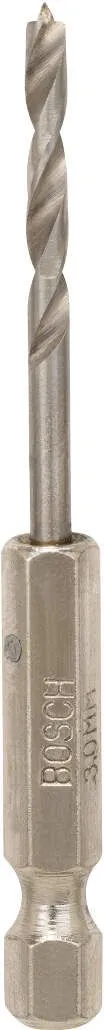 Bosch spiralna burgija za drvo, 1/4" šestostrana drška 3 x 33 x 74 mm - 2608595519