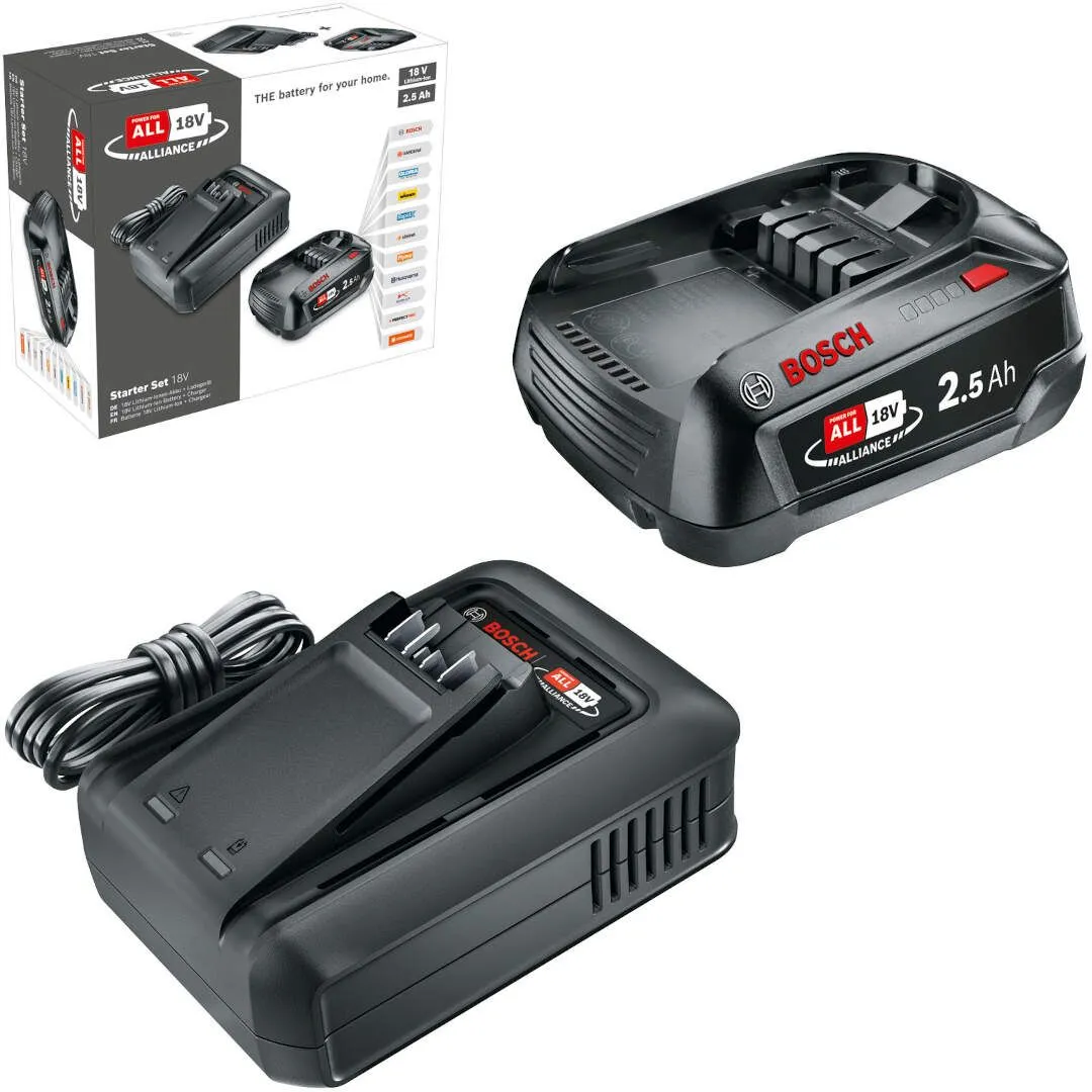 Bosch starter set 1 x akumulator 18V 2,5 Ah + punjač AL 18V-44 (1600A031T4)