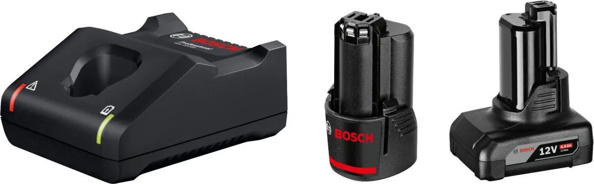 Bosch starter set  baterije 1 x GBA 12V 4,0 Ah + 1 x GBA 12V 2,0 Ah + punjač GAL 12V-40 (1600A01NC9)