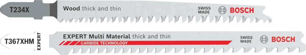 Bosch T234X i EXPERT Multi Material thick and thin T367XHM listovi ubodne testere, 26 kom. (2608665464)