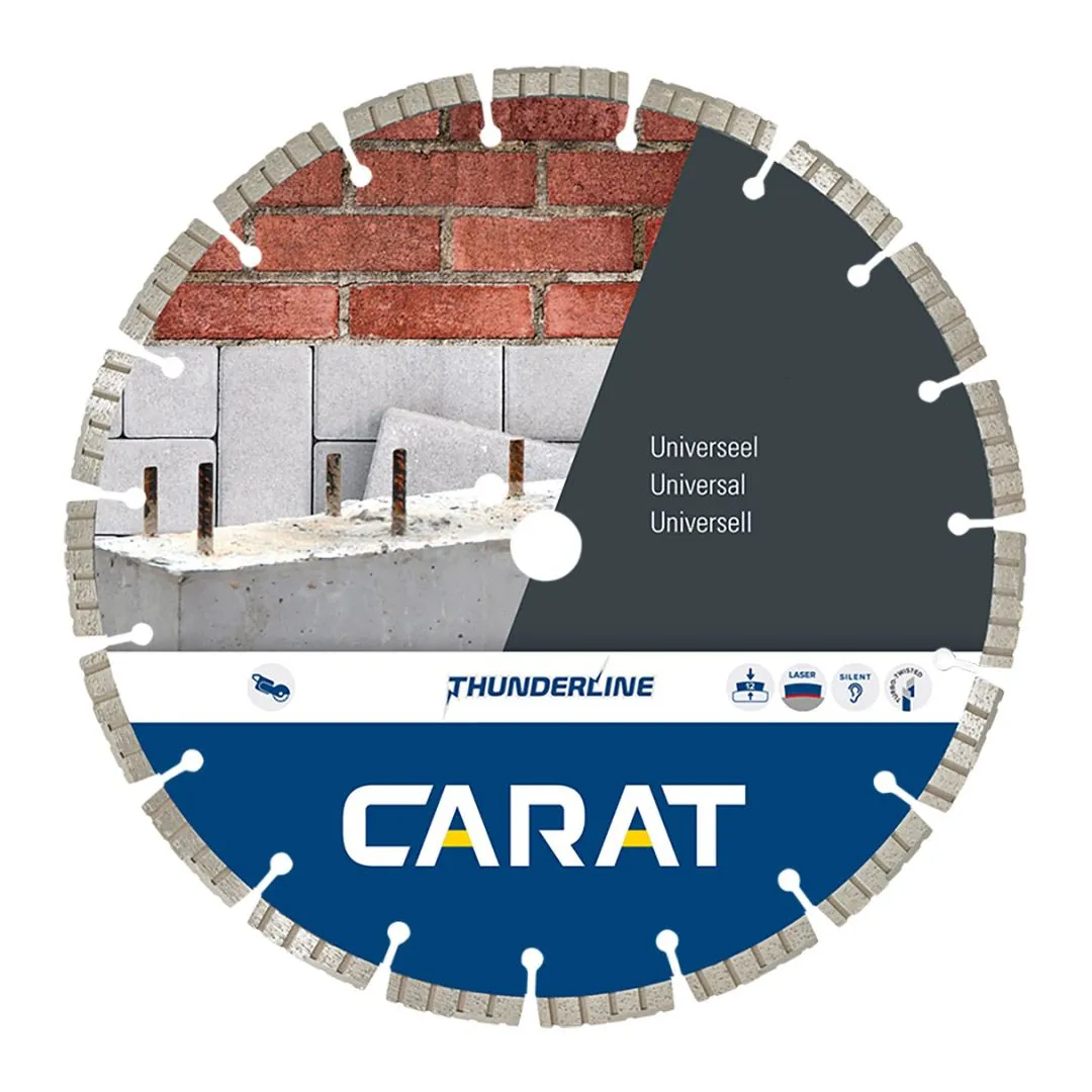 Carat univerzalne dijamantske rezne ploče CEB THUNDERLINE - PREMIUM 230x22,23mm CEB23030TT