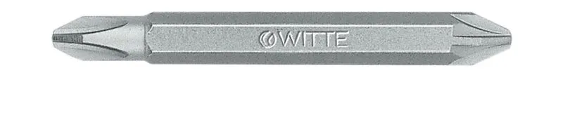 Dupli bit (PH2+PZ2) x 60mm PRO - Witte