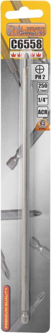 Ekstra dugački PH2 bit 250 mm Richmann (C6558)