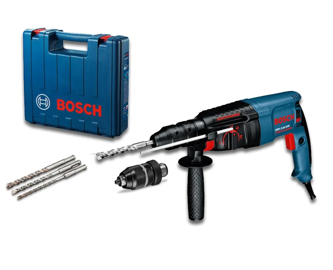 Elektro-pneumatski čekić Bosch GBH 2-26 DFR, SDS-plus + pribor (0615990J9C)