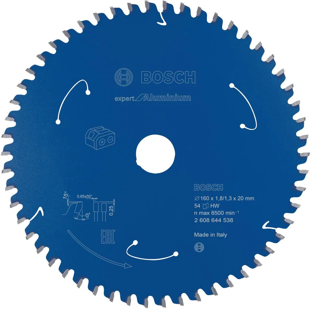 Expert for Aluminium list kružne testere za akumulatorske testere 160x1,8x20 T54