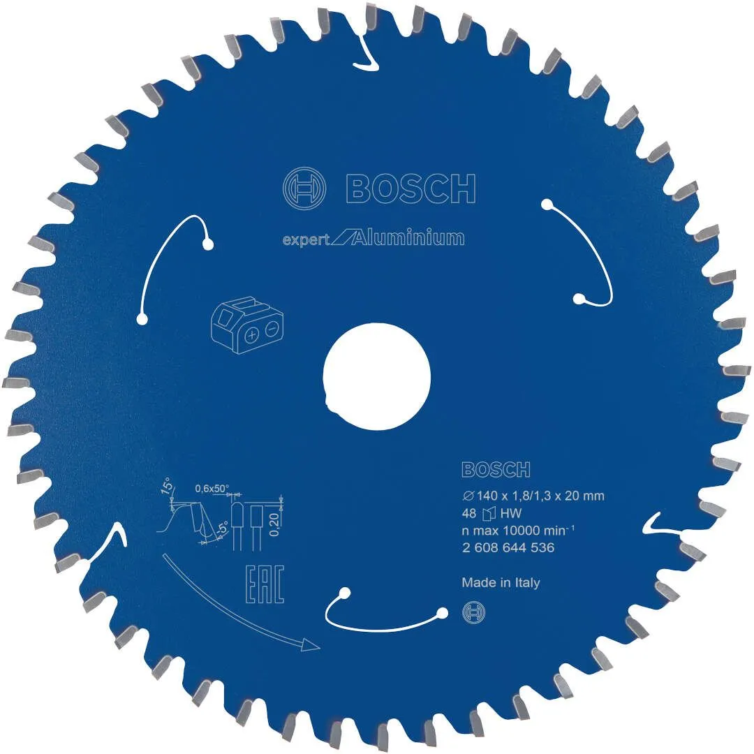 Expert for Aluminium list kružne testere za akumulatorske testere 140x1,8x20 T48
