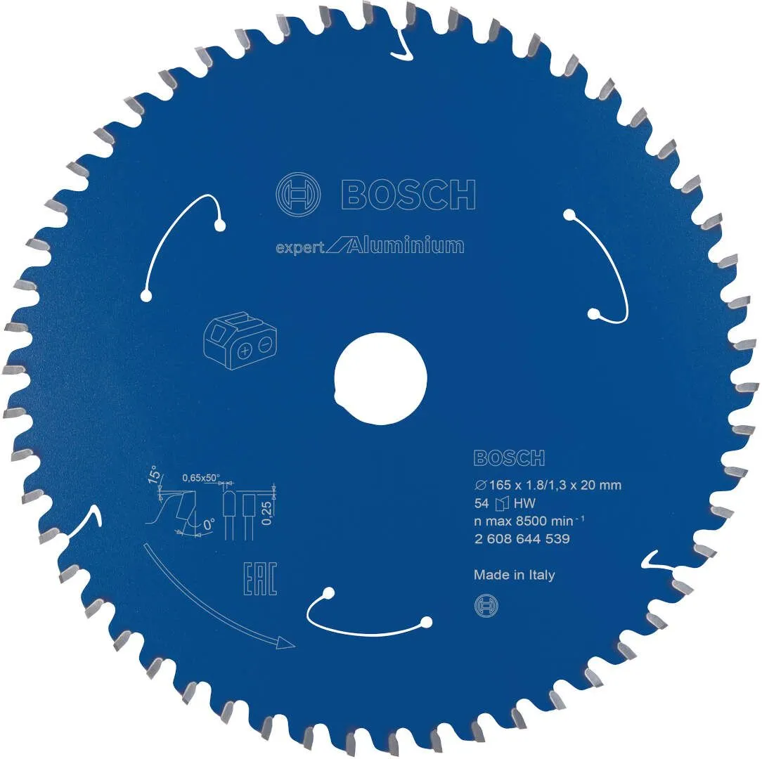 Expert for Aluminium list kružne testere za akumulatorske testere 165x1,8x20 T54