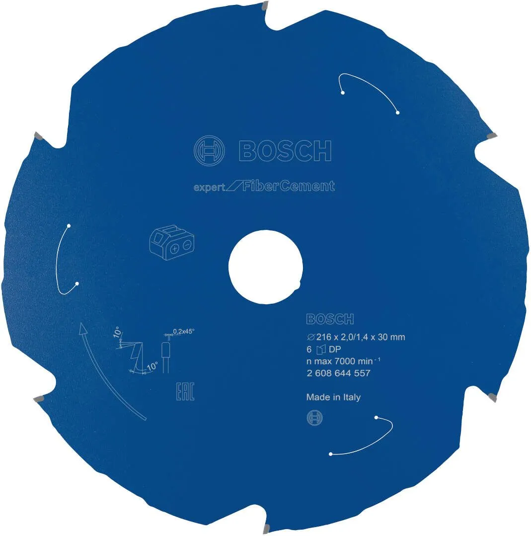 Expert for Fibre Cement list kružne testere za akumulatorske testere 216x2,0x30 T6