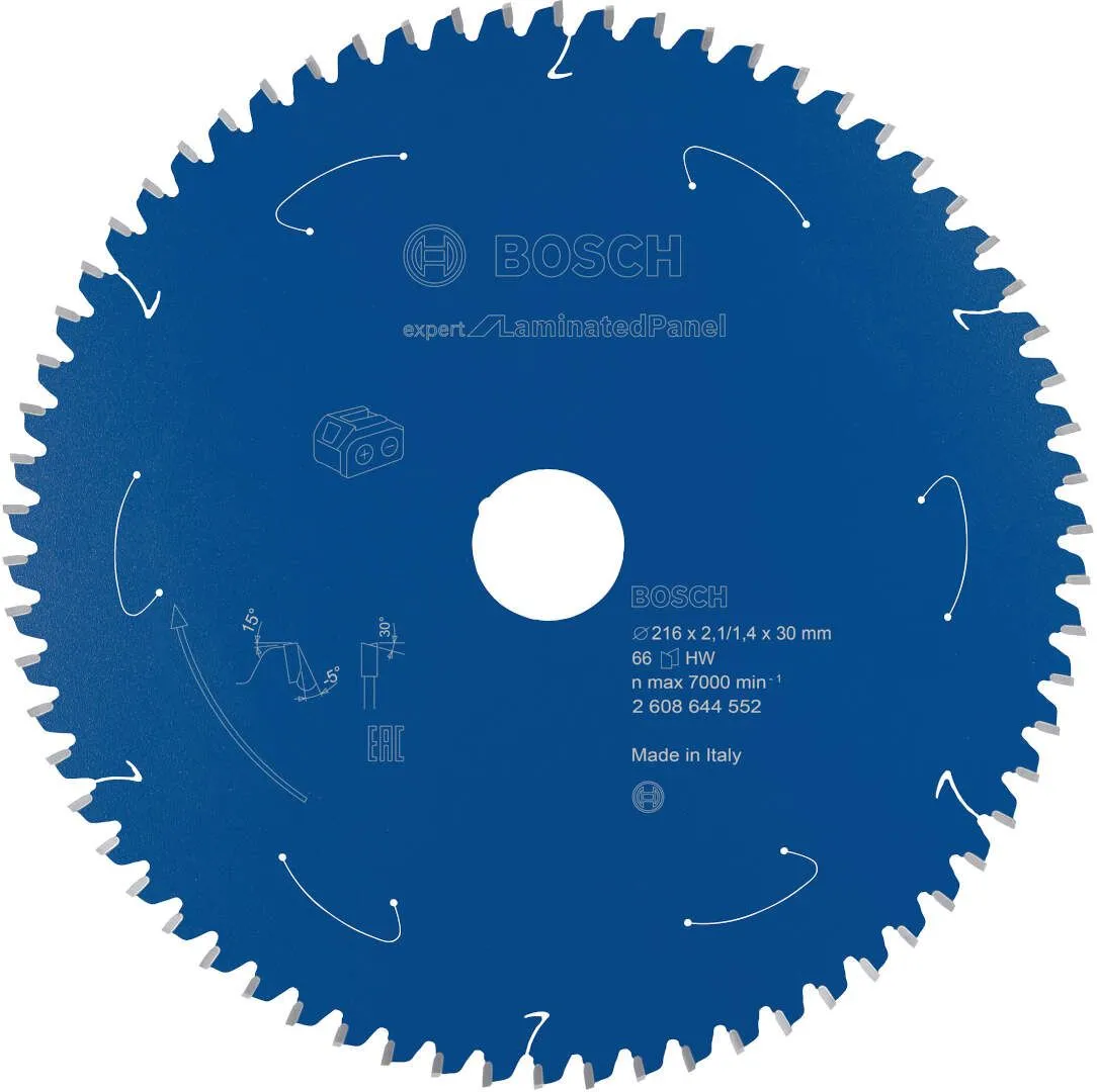 Expert for Laminated Panel list kružne testere za akumulatorske testere 216x2,1x30 T66