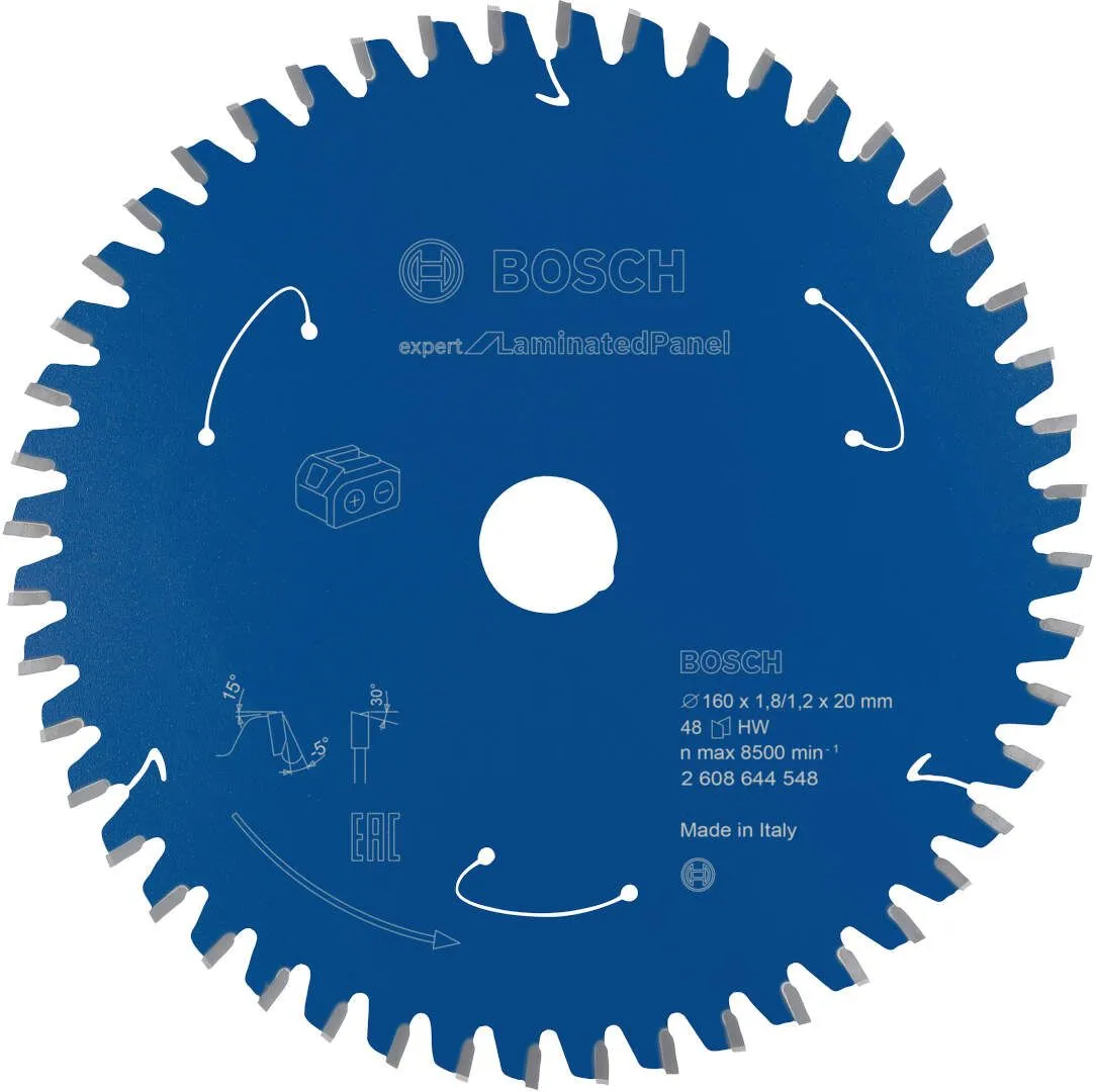 Expert for Laminated Panel list kružne testere za akumulatorske testere 160x1,8x20 T48