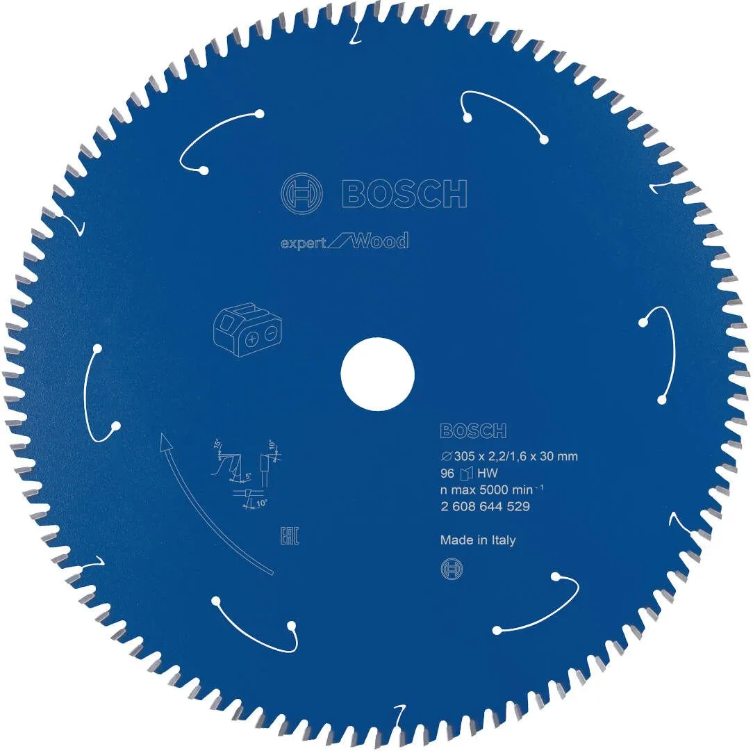 Expert for Wood list kružne testere za akumulatorske testere 305x2,2x30 T96