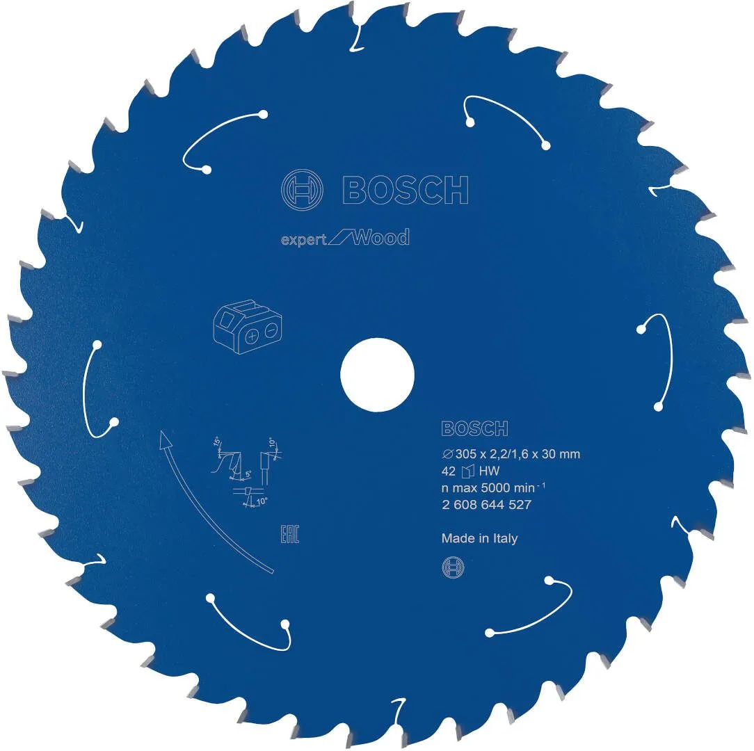 Expert for Wood list kružne testere za akumulatorske testere 305x2,2x30 T42
